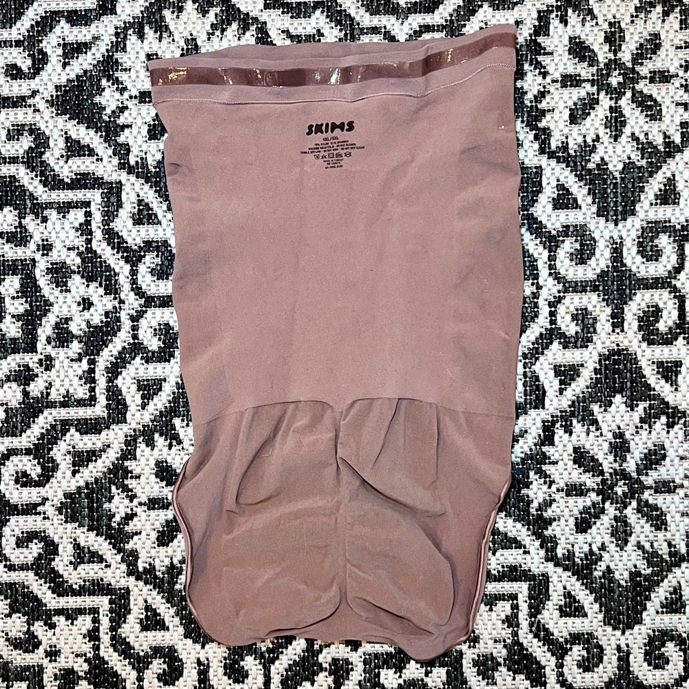 SKIMS Sculpt High Waist Brief 4XL 5XL Brown Jasper NWOT Plus Size Shapewear - Picture 5 of 16